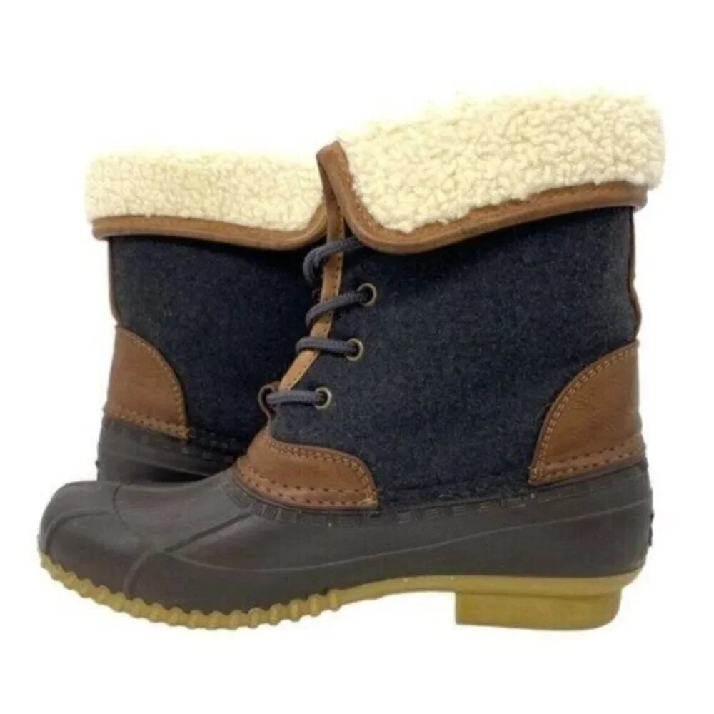 Tommy Hilfiger Twrilina Faux Shearling Lined Womens Duck Boots